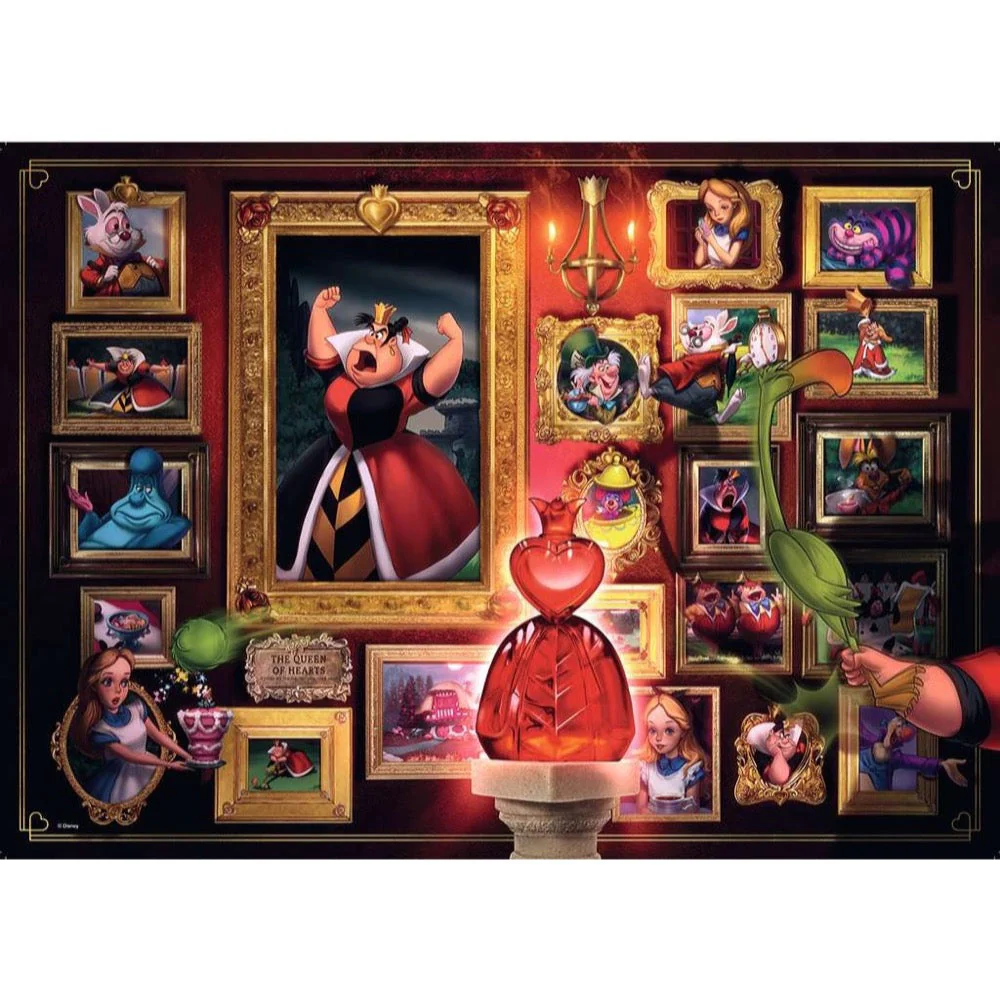 Ravensburger 00038-9 Disney Villainous Queen of Hearts 1000pc Jigsaw Puzzle - Image 2