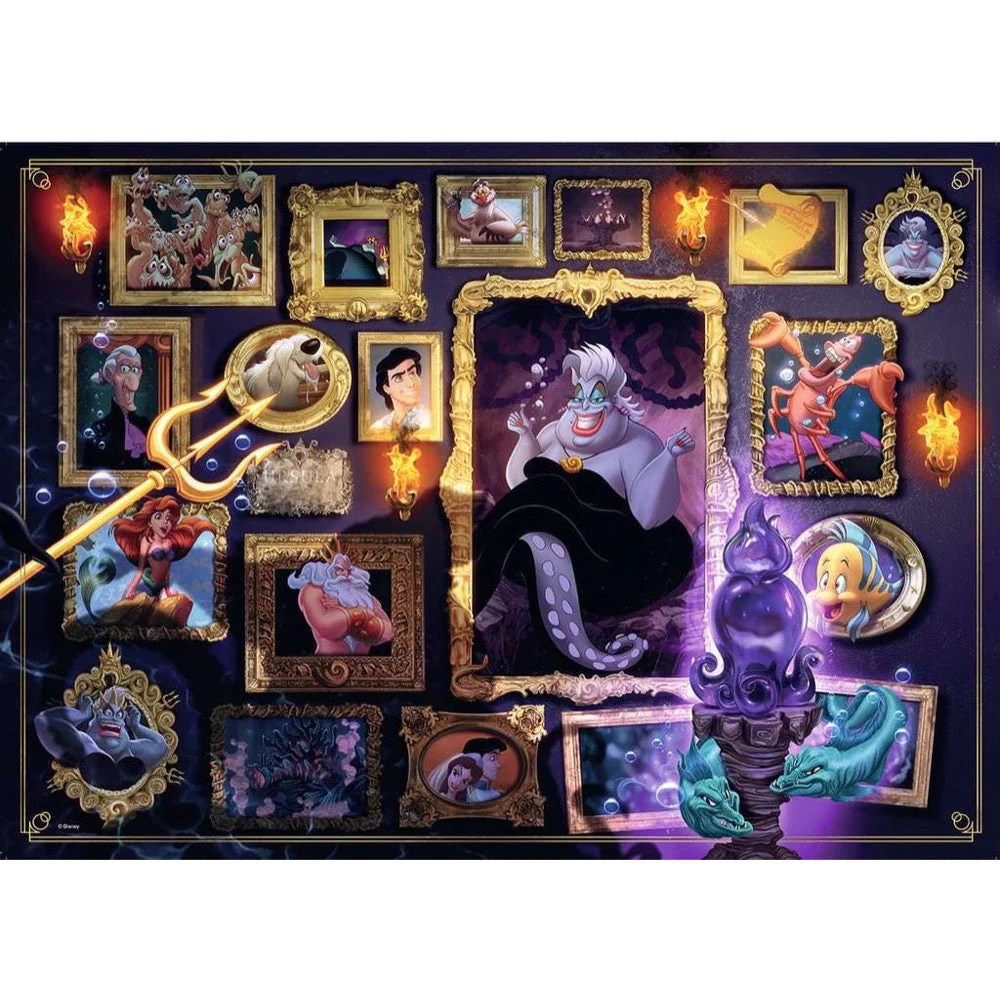 Ravensburger 00039-6 Villainous Ursula 1000pc Jigsaw Puzzle - Image 2