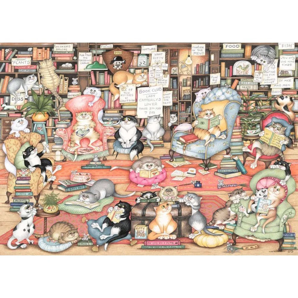 Ravensburger 00124-9 Bingleys Bookclub 1000pc Jigsaw Puzzle - Image 2