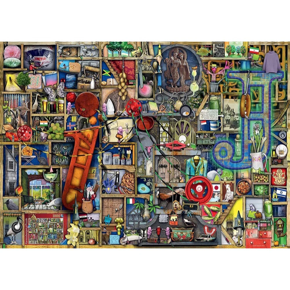 Ravensburger 00172-0 Awesome Alphabet I and J 1000pc Jigsaw Puzzle - Image 2