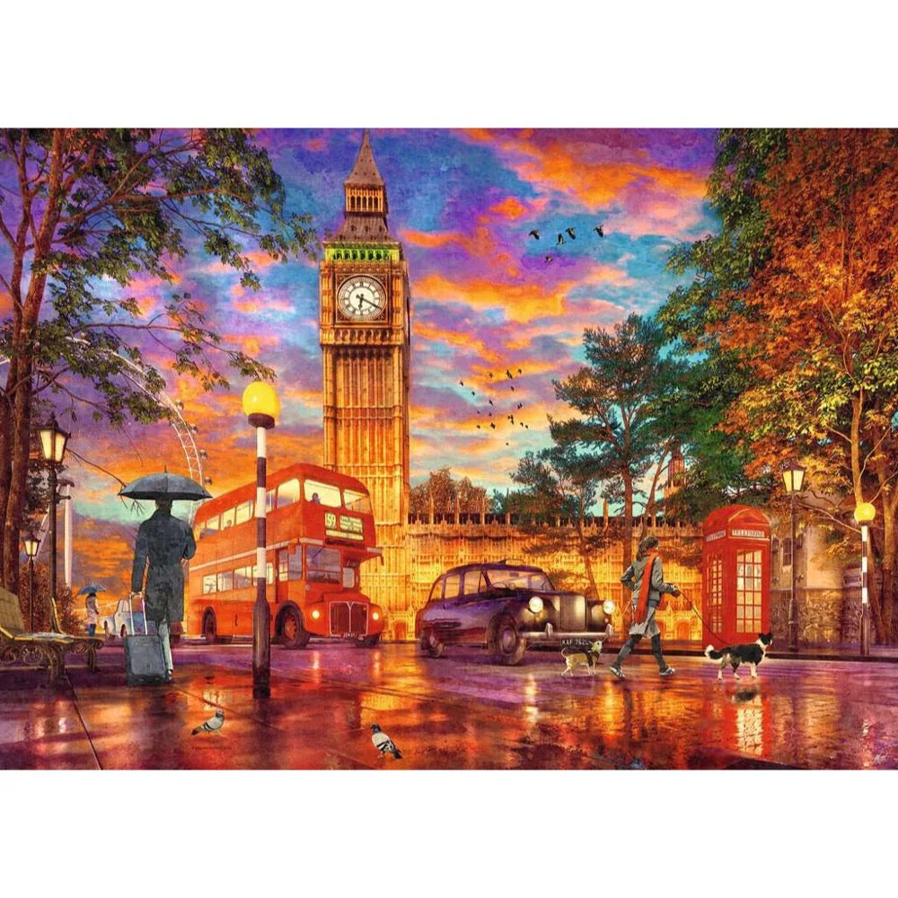 Ravensburger 00184-3 Sunset at Parliament Square 1000pc Jigsaw Puzzle - Image 2