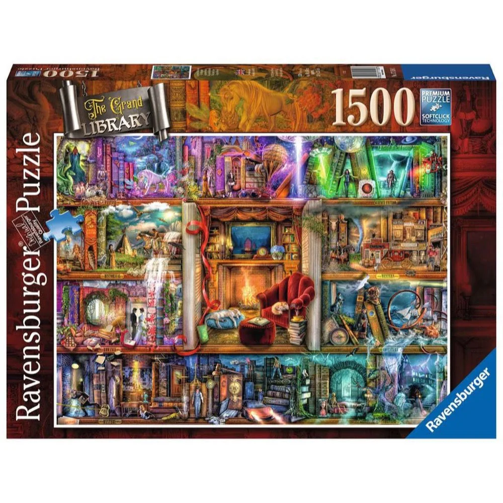 Ravensburger 00190-4 The Grand Library 1500pc Jigsaw Puzzle