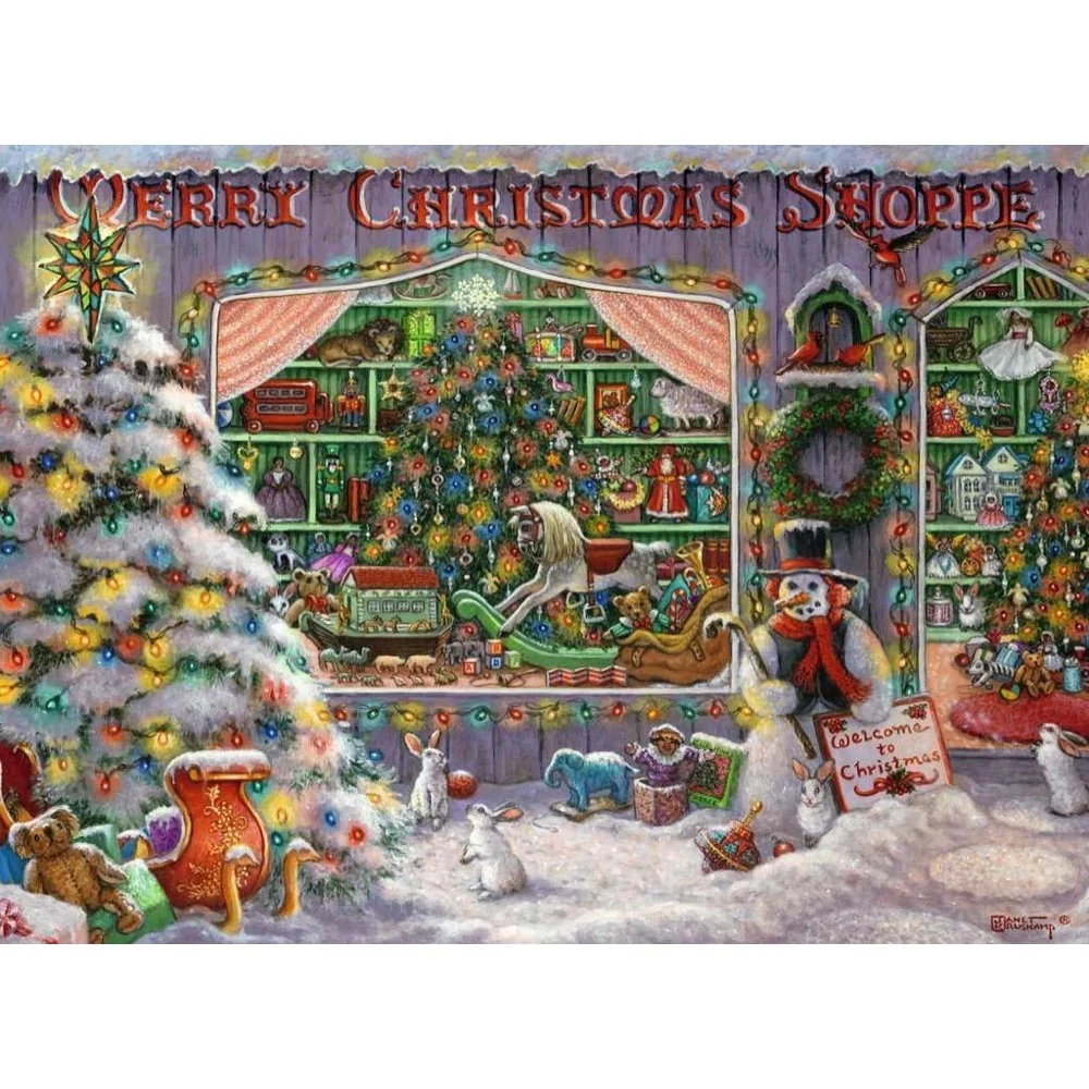 Ravensburger 00215-4 The Christmas Shop 500pc Jigsaw Puzzle - Image 2