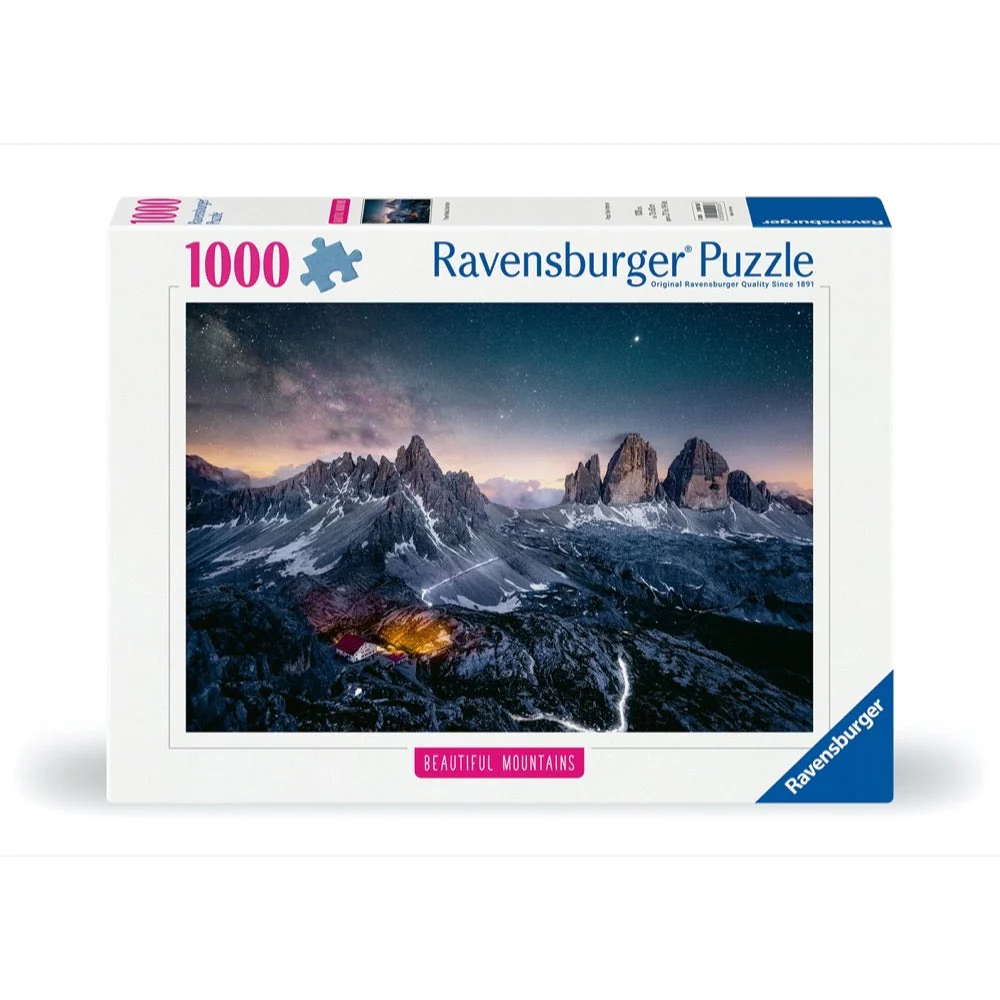 Ravensburger 00256-7 Three Peaks Dolomites 1000pc Jigsaw Puzzle
