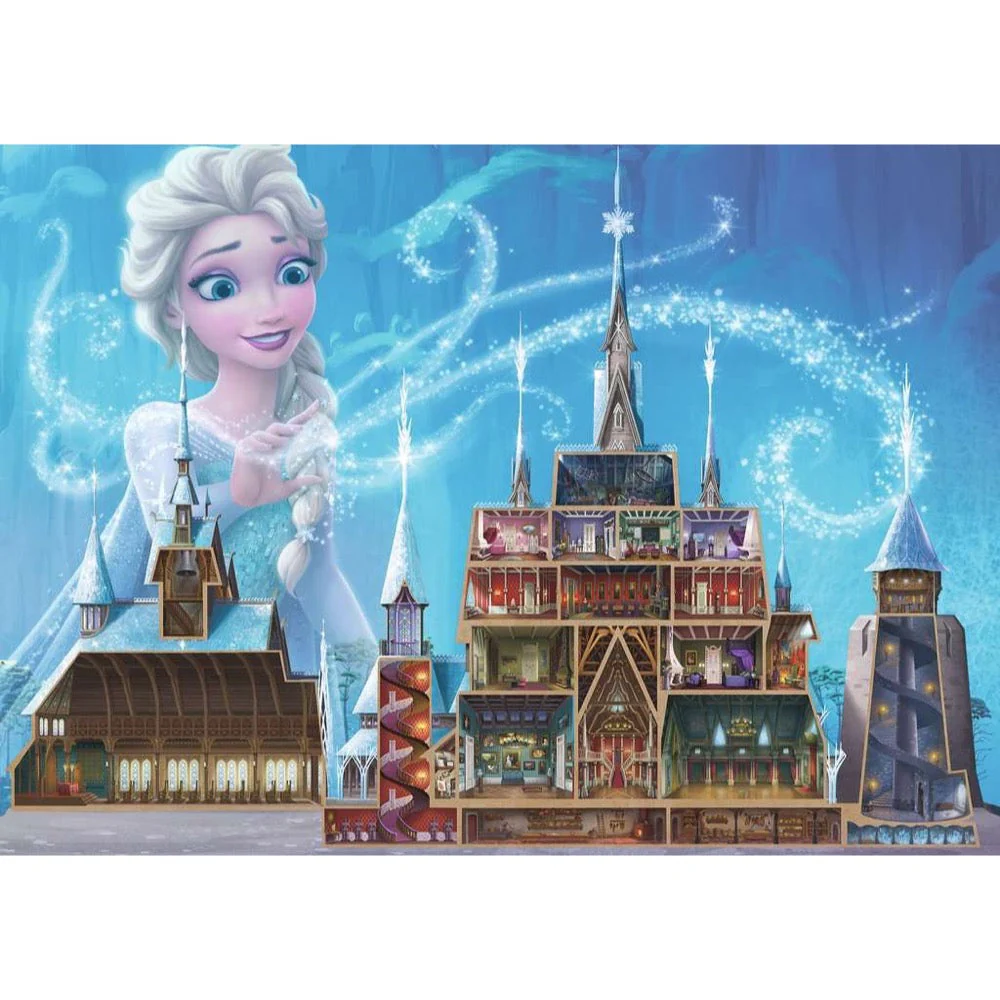 Ravensburger 00261-1 Disney Castles Elsa 1000pc Jigsaw Puzzle - Image 2