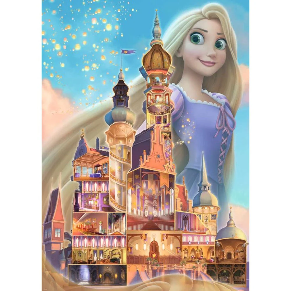 Ravensburger 00264-2 Disney Castles Rapunzel 1000pc Jigsaw Puzzle - Image 2