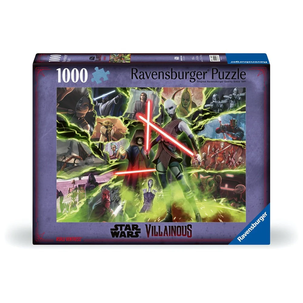 Ravensburger 00269-7 Star Wars Villainous Asajj Ventress 1000pc Jigsaw Puzzle