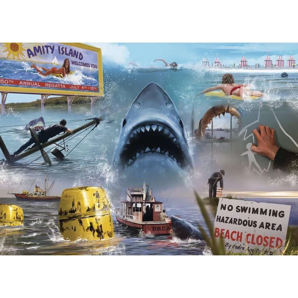 Ravensburger 00277-2 Jaws 1000pc Jigsaw Puzzle - Image 2