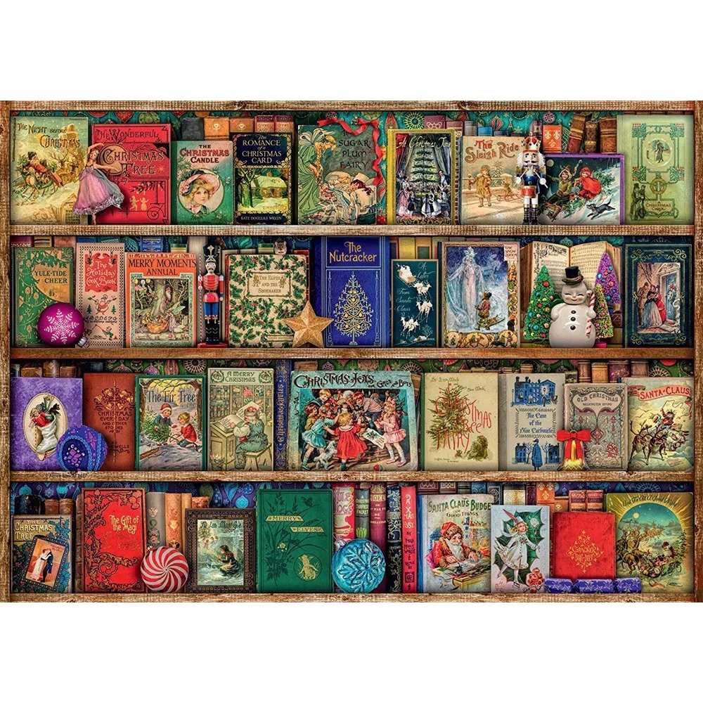 Ravensburger 00324-3 The Christmas Library Puzzle 1000pc - Image 2