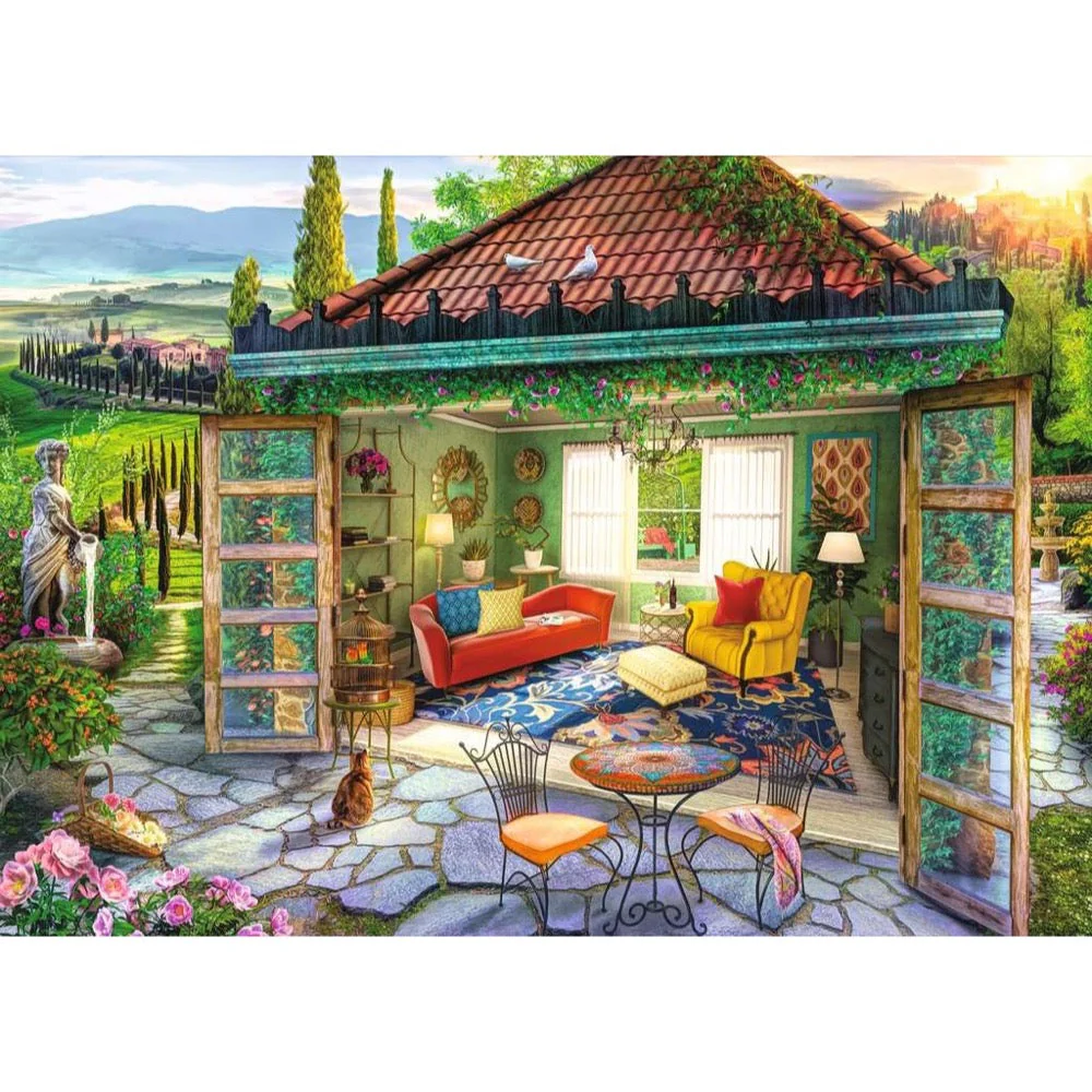 Ravensburger 00412-7 Tuscan Oasis 1000pc Jigsaw Puzzle - Image 2
