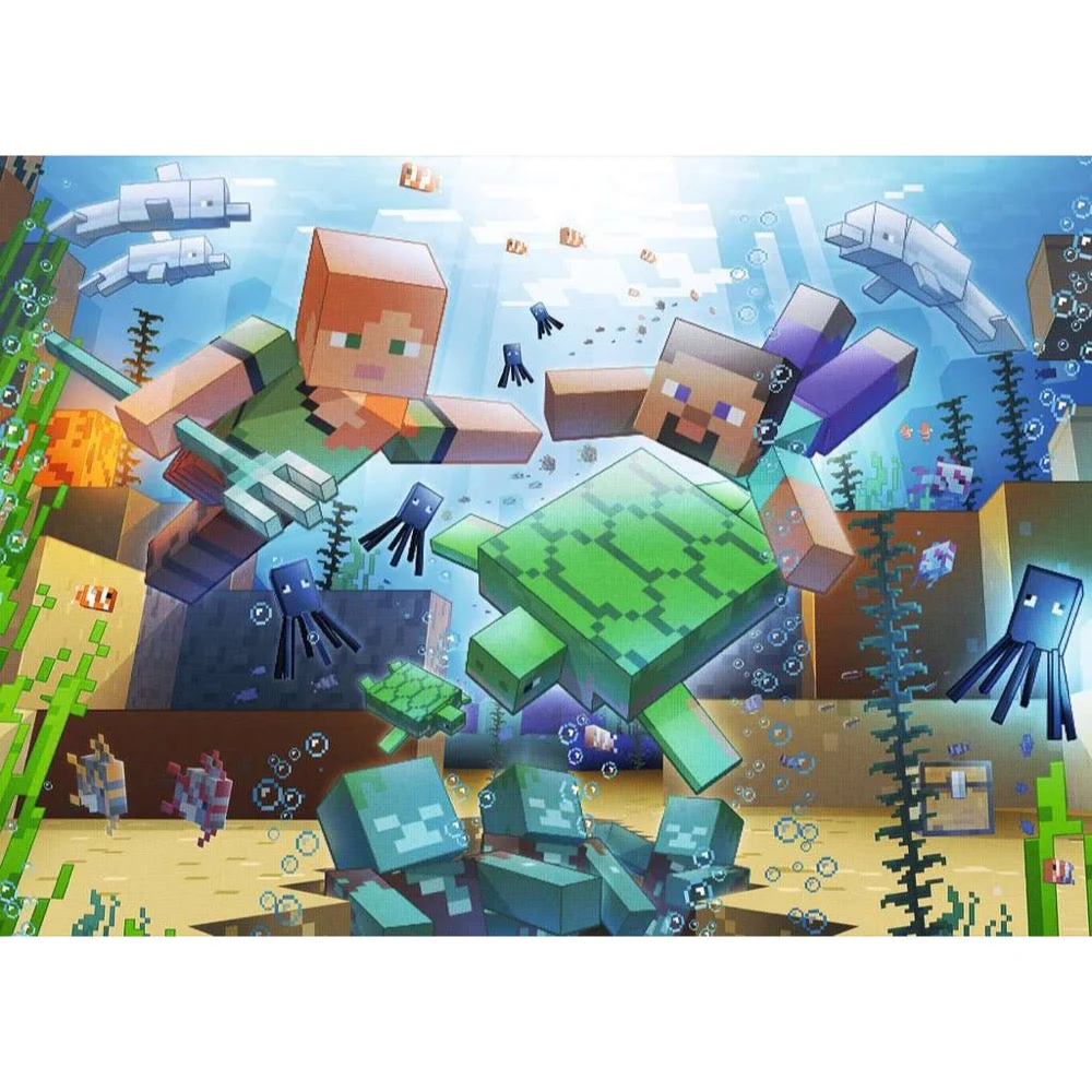 Ravensburger 00421-9 Minecraft Mosaic 1000pc Jigsaw Puzzle - Image 2
