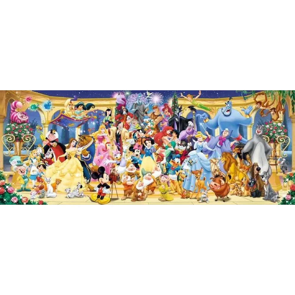 Ravensburger 00444-8 Disney Characters Panoramic 1000pc Jigsaw Puzzle - Image 2