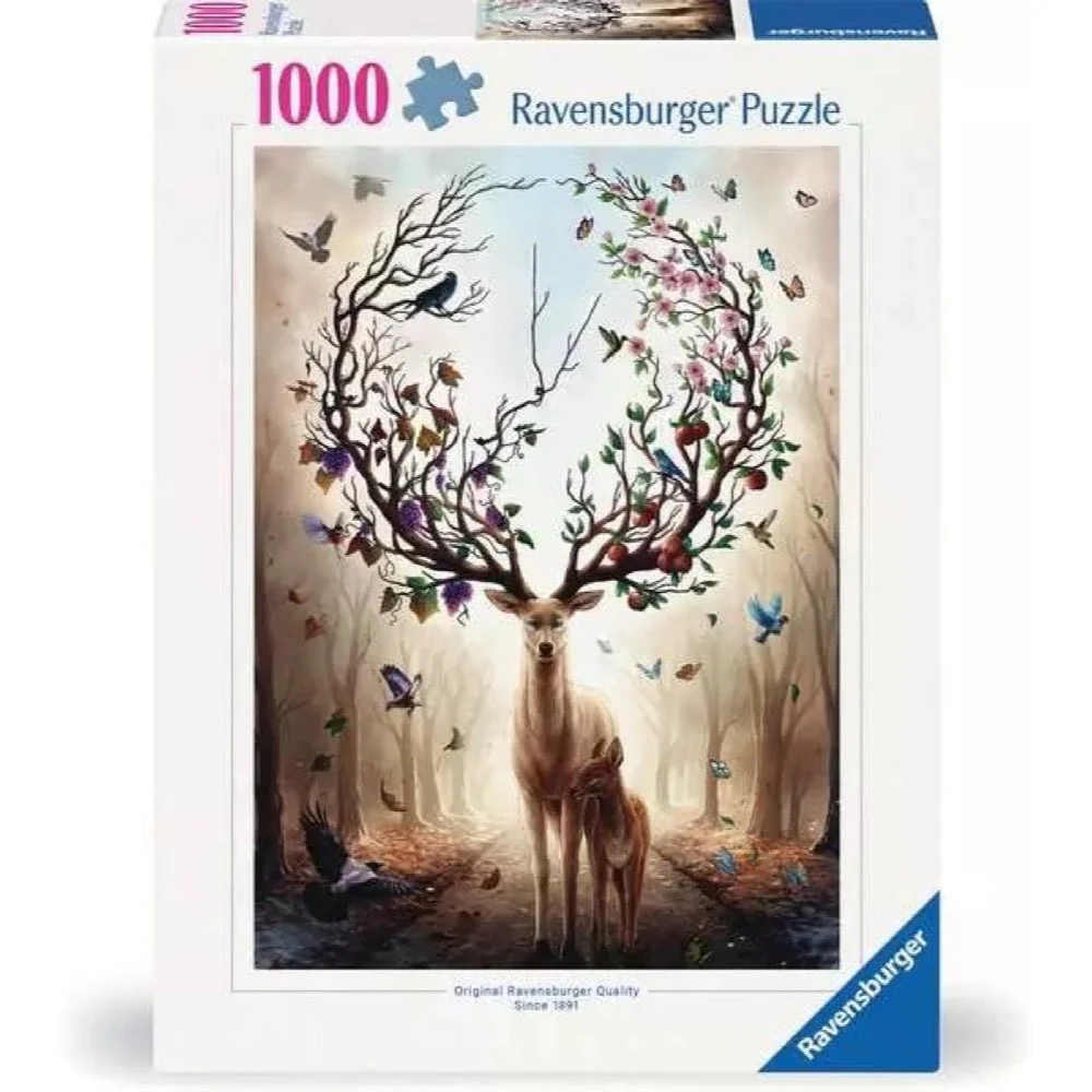 Ravensburger 00459-2 Magical Deer 1000pc Jigsaw Puzzle