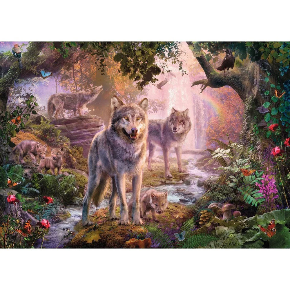 Ravensburger 00465-3 Summer Wolves 1000pc Jigsaw Puzzle - Image 2
