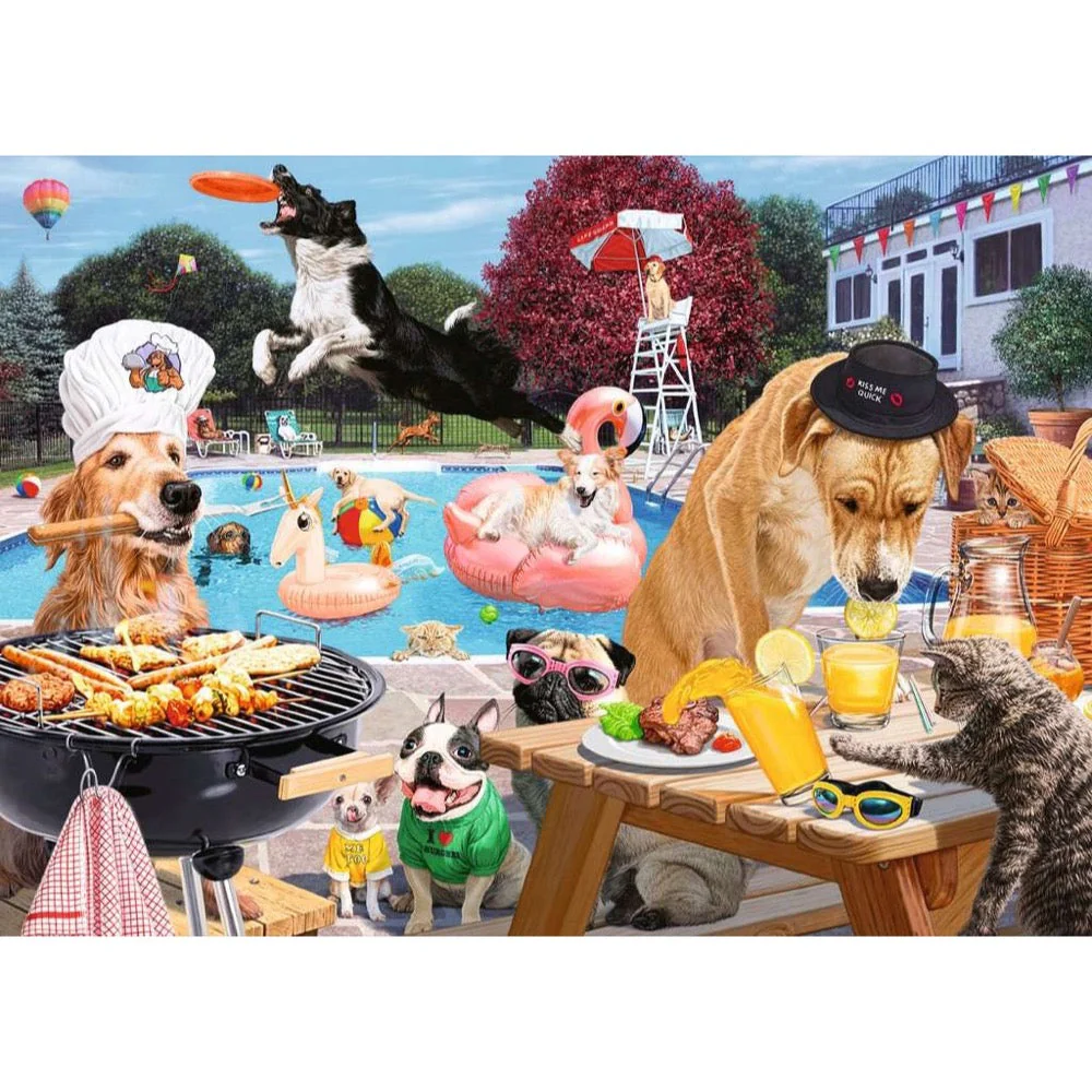 Ravensburger 00546-9 Dog Days Of Summer 1000pc Jigsaw Puzzle - Image 2