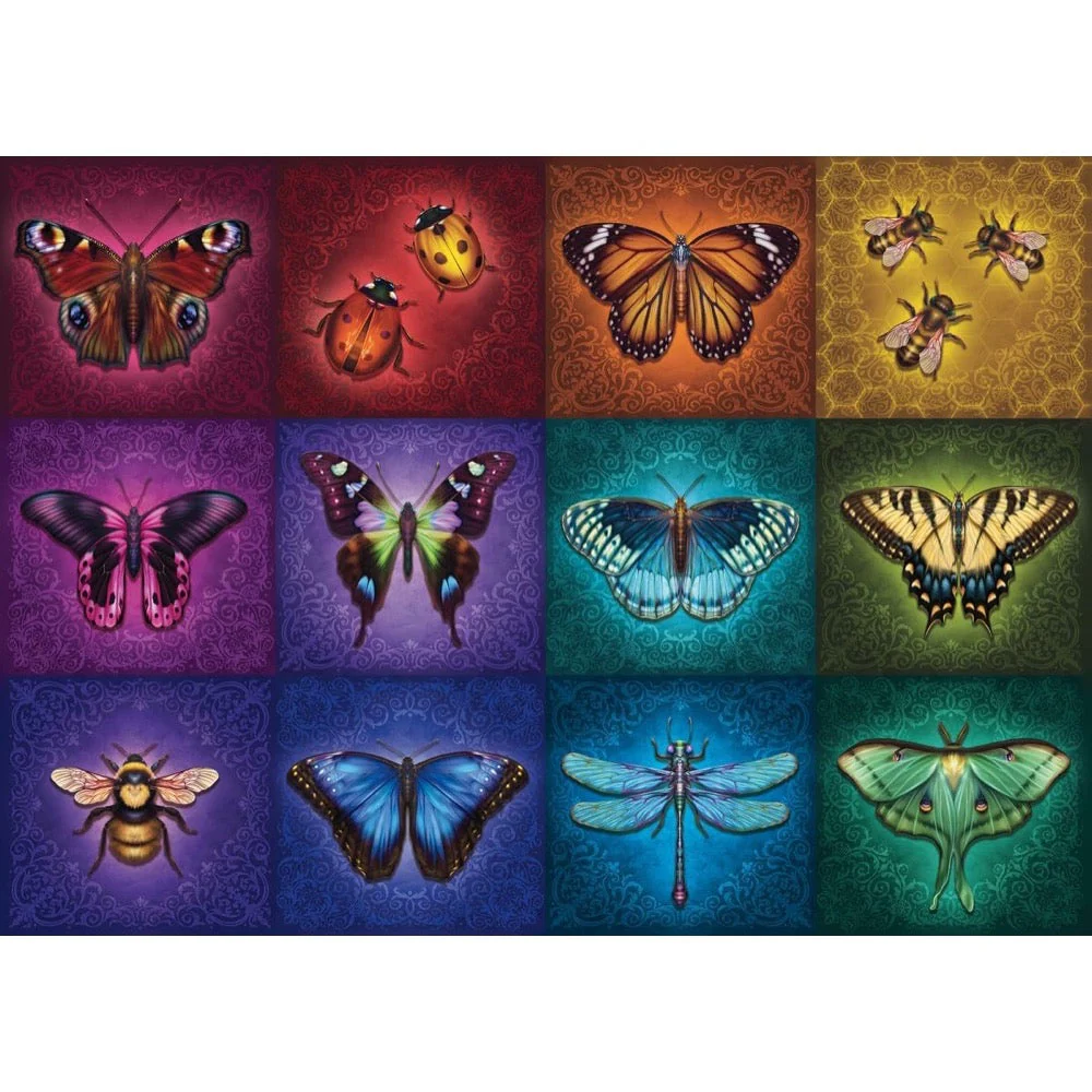 Ravensburger 00554-4 Winged Things Butterfly 1000pc Jigsaw Puzzle - Image 2