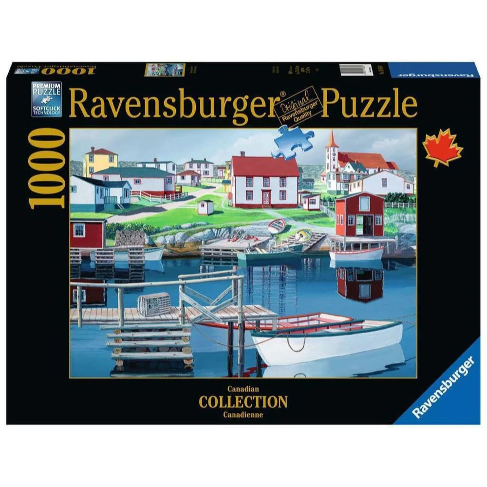 Ravensburger 00558-2 Greenspond Harbor 1000pc Jigsaw Puzzle