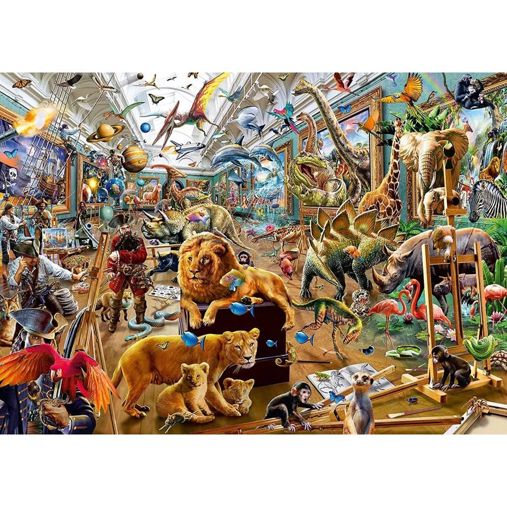 Ravensburger 00570-4 Chaos in the Gallery 1000pc Jigsaw Puzzle - Image 2