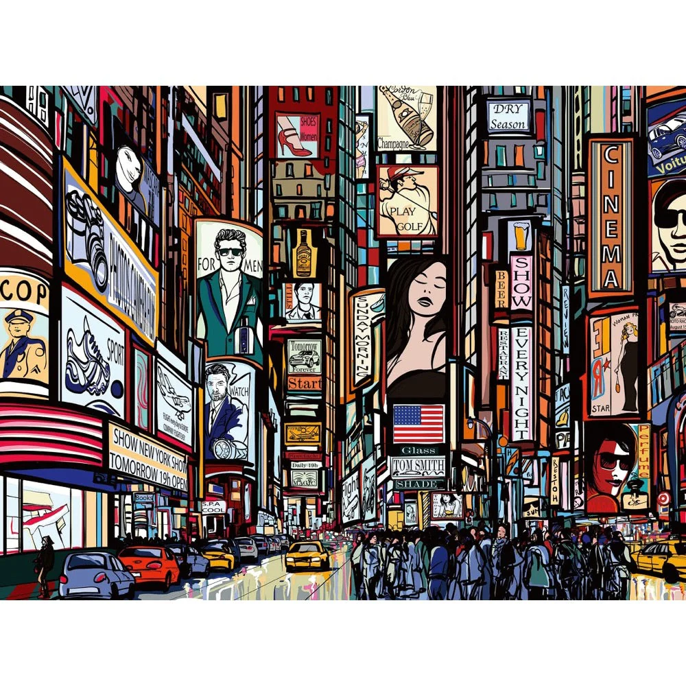 Ravensburger 00580-3 Colorful New York 1000pc Jigsaw Puzzle - Image 2