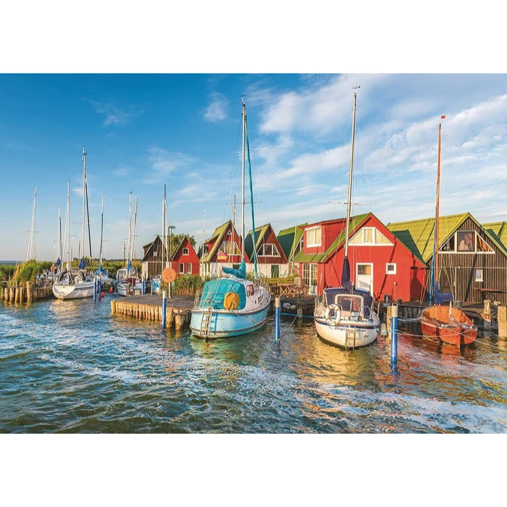Ravensburger 00584-1 Colourful Harbourside Germany 1000pc Jigsaw Puzzle - Image 2