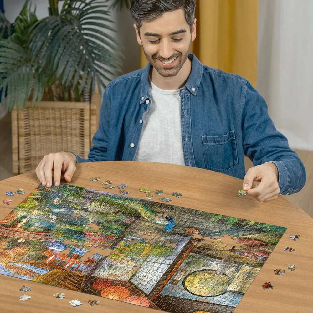 Ravensburger 00635-0 Japanese Garden Teahouse 1000pc Jigsaw Puzzle - Image 3