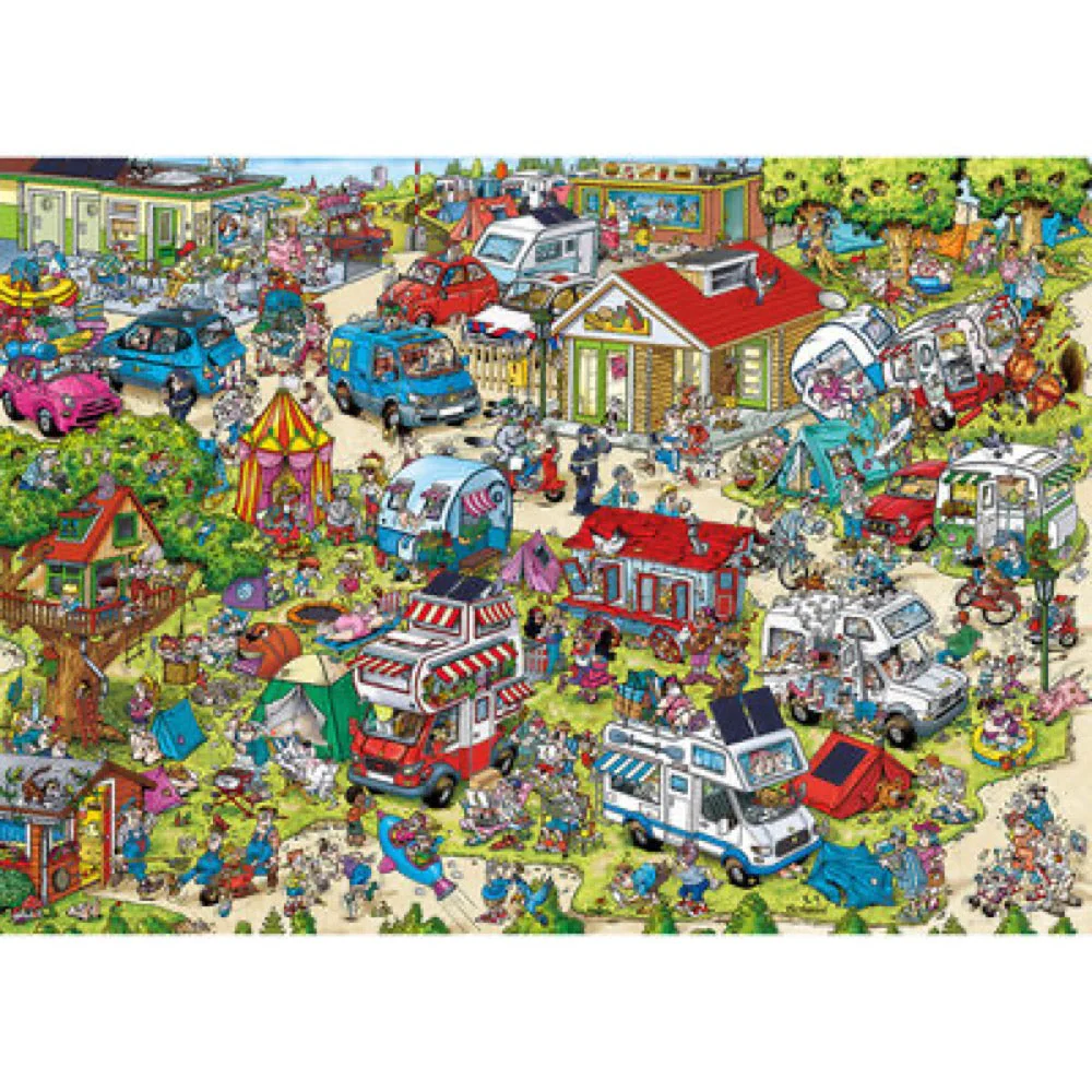 Ravensburger 00721-0 Holiday Park 1 The Campsite 1000pc Jigsaw Puzzle - Image 2