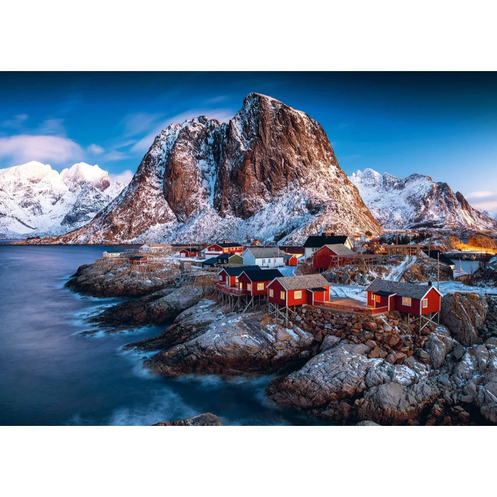 Ravensburger 00756-2 Village On Lofoten Islands 1000pc Jigsaw Puzzle - Image 2