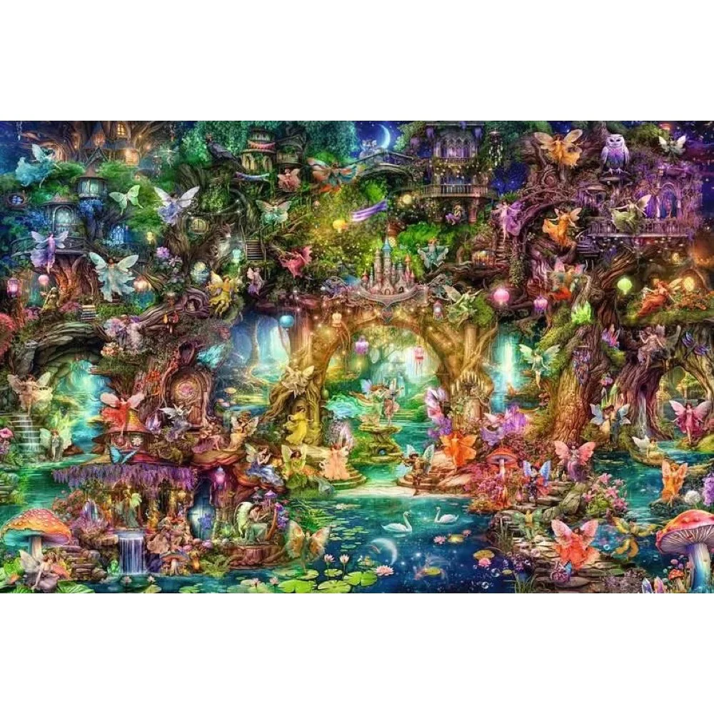Ravensburger 00810-1 The Hidden World Of Fairies 4000pc Jigsaw Puzzle - Image 2