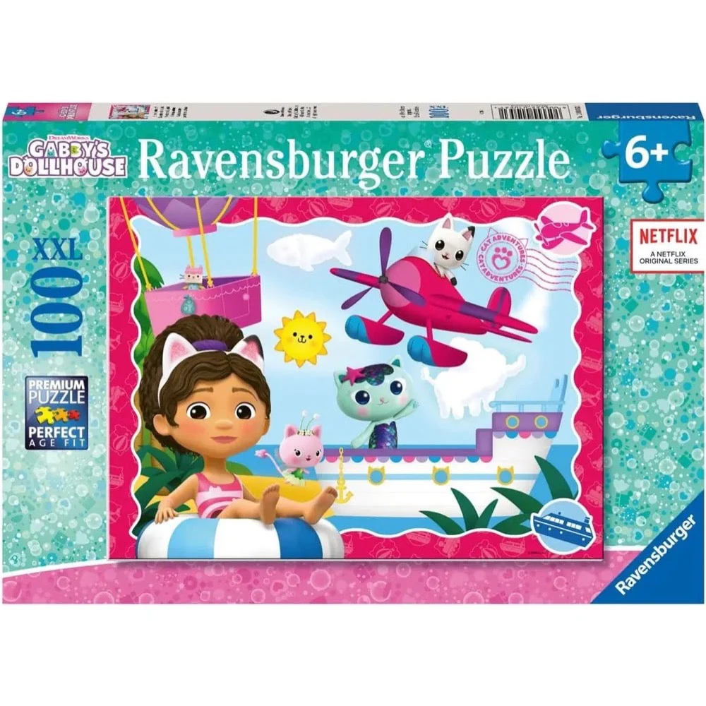 Ravensburger 01053-1 Gabby's Dollhouse Cat Adventures 100pc Jigsaw Puzzle