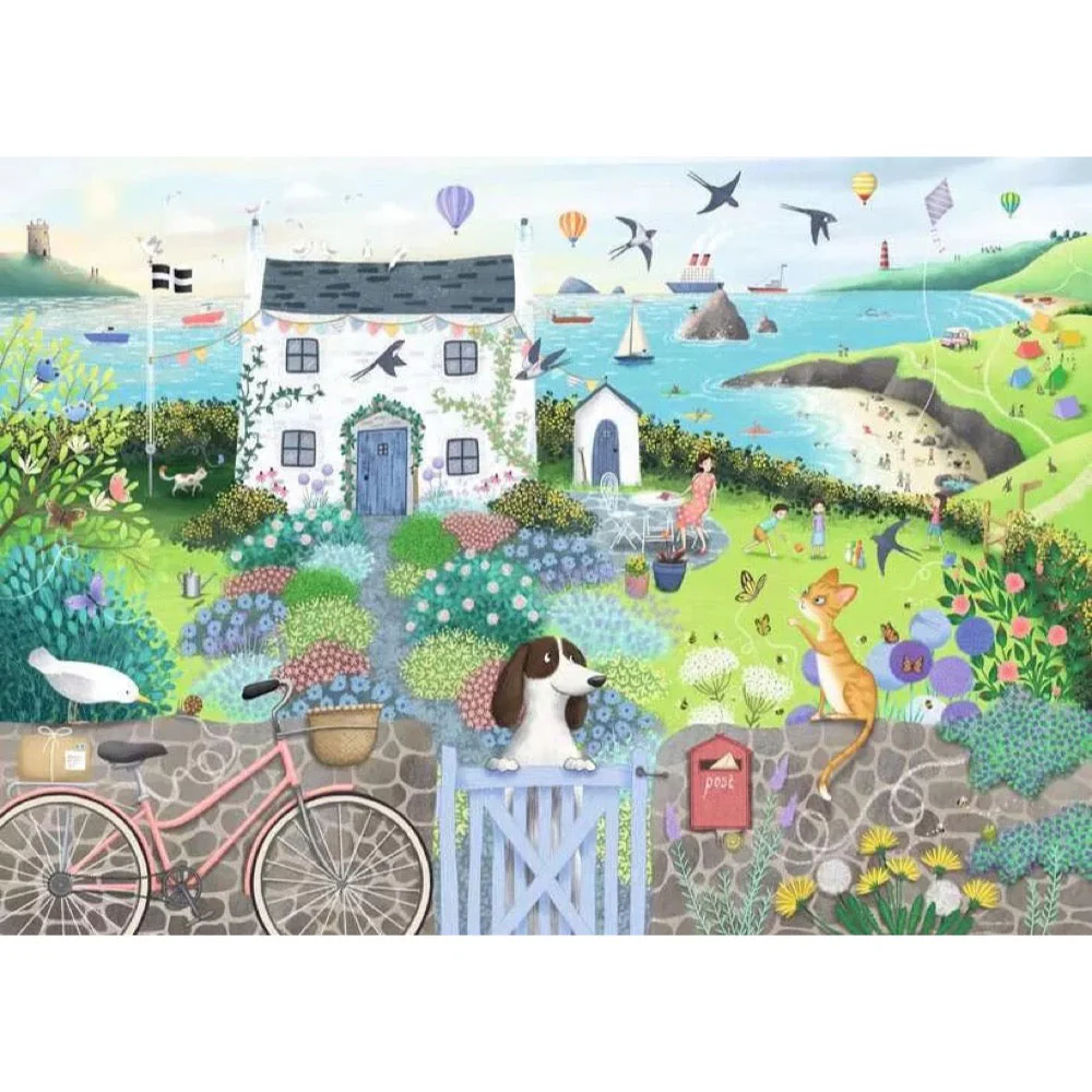 Ravensburger 01104-0 Coastal Cottage 1000pc Jigsaw Puzzle - Image 2