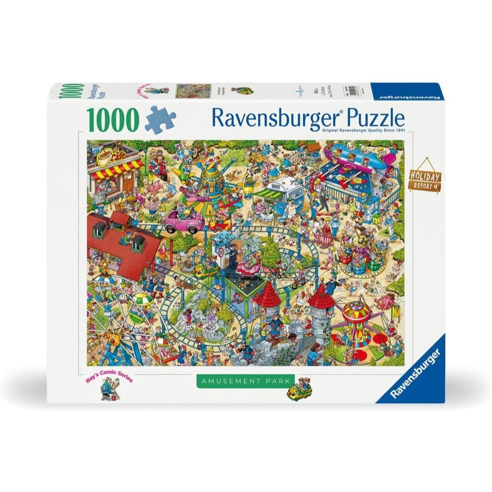 Ravensburger 01165-1 Holiday Resort 4 Amusement Park 1000pc Jigsaw Puzzle