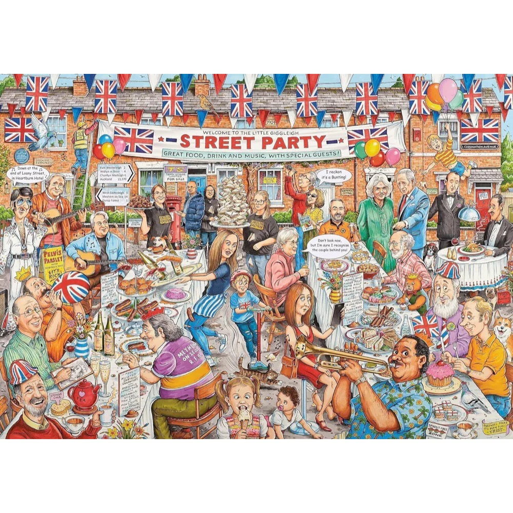 Ravensburger 01175-0 Best of British No.24 The Street Party 1000pc Jigsaw Puzzle - Image 2