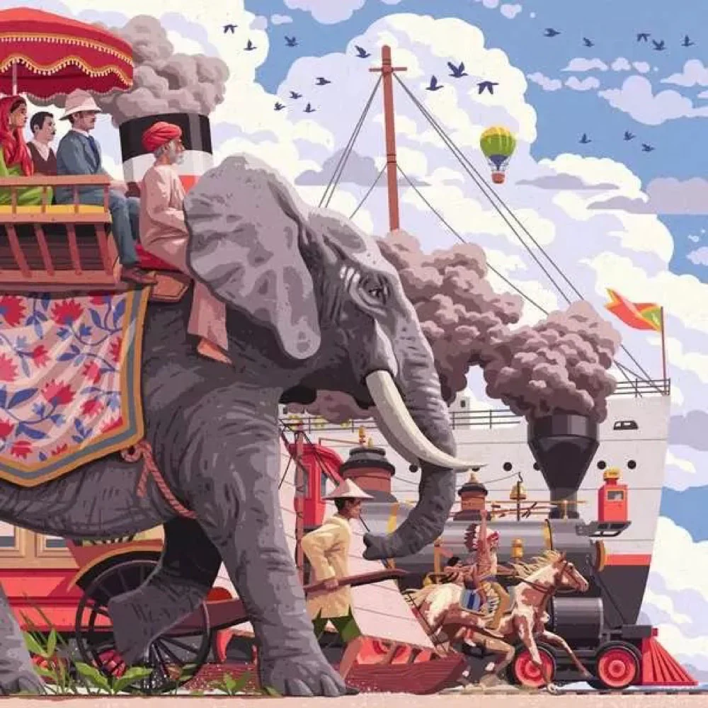 Ravensburger 01201-6 Art & Soul Around the World 750pc Jigsaw Puzzle - Image 2