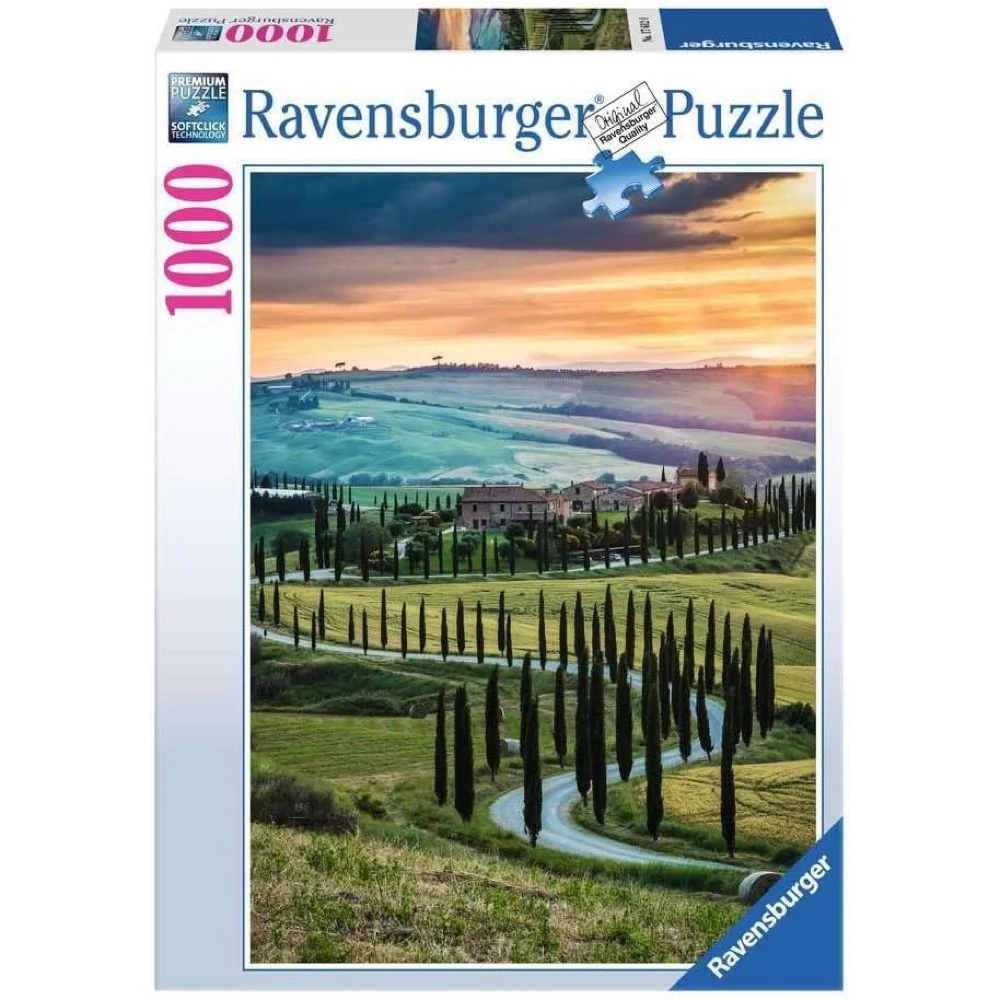 Ravensburger 01208-5 Orcia Valley Tuscany 1000pc Jigsaw Puzzle