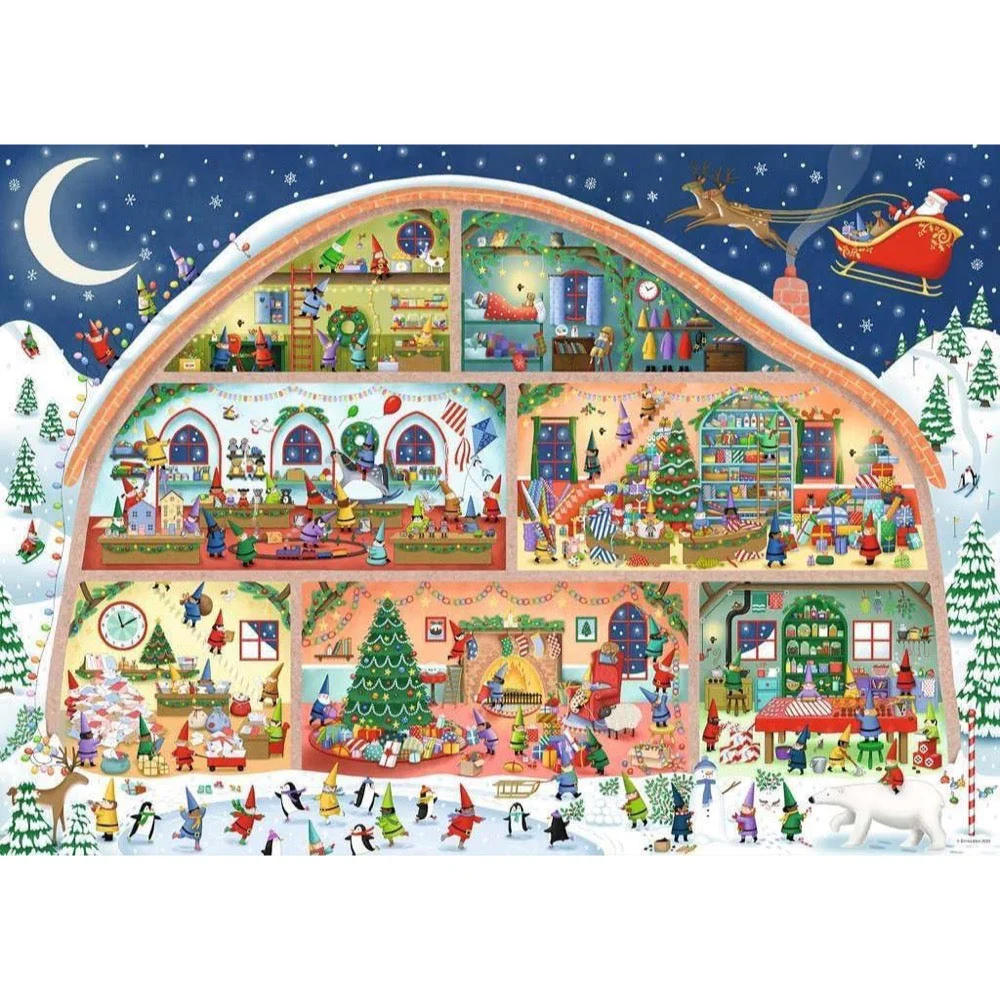 Ravensburger 01268-9 Santa's Workshop 1000pc Jigsaw Puzzle - Image 2