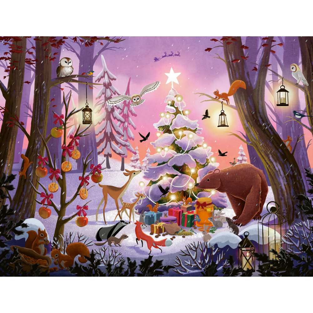 Ravensburger 01417-1 Christmas in the Forest 2000pc Jigsaw Puzzle - Image 2