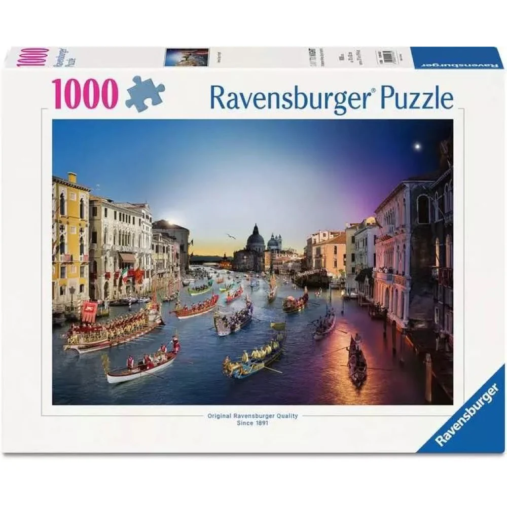 Ravensburger 01433-1 Venice Day to Night 1000pc Jigsaw Puzzle