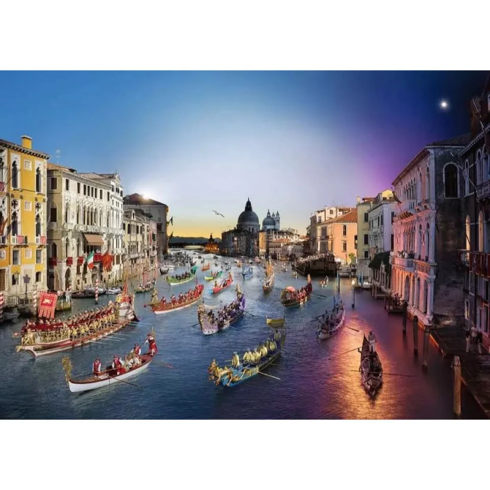 Ravensburger 01433-1 Venice Day to Night 1000pc Jigsaw Puzzle - Image 2