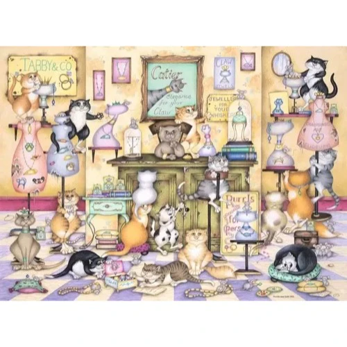 Ravensburger 01451-5 Crazy Cats Taby & Co. 500pc Jigsaw Puzzle - Image 2