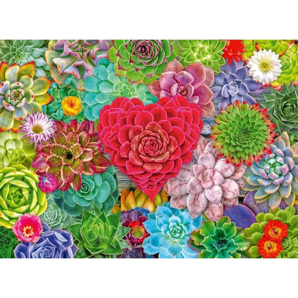 Ravensburger 01469-0 Succulent Love 500pc Jigsaw Puzzle - Image 2