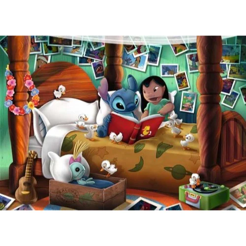 Ravensburger 01579-6 Disney Stitch Lilo & Stitch WT 1000pc Jigsaw Puzzle - Image 2