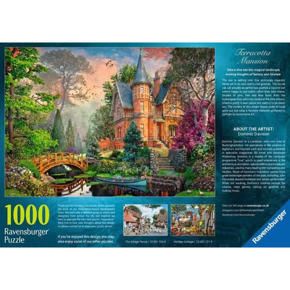 Ravensburger 01717-2 Terracotta Mansion 1000pc Jigsaw Puzzle - Image 6