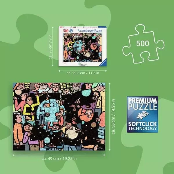 Ravensburger 01739-4 WJPC'25 Community 500pc Jigsaw Puzzle - Image 3