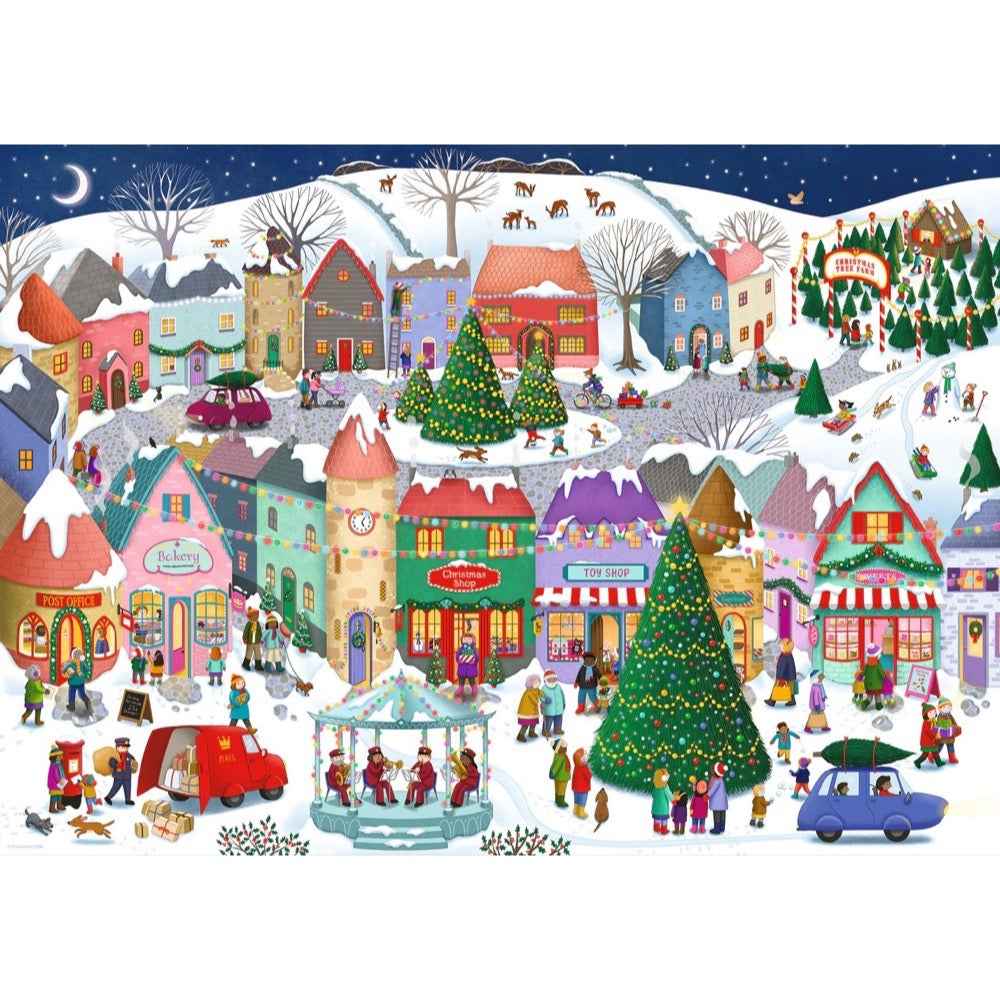 Ravensburger 01758-5 Christmas Town 1000pc Jigsaw Puzzle - Image 2