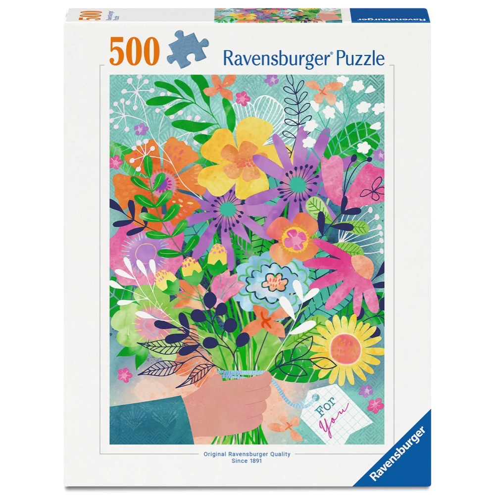 Ravensburger 01795-0 Flowers For You 500pc Jigsaw Puzzle