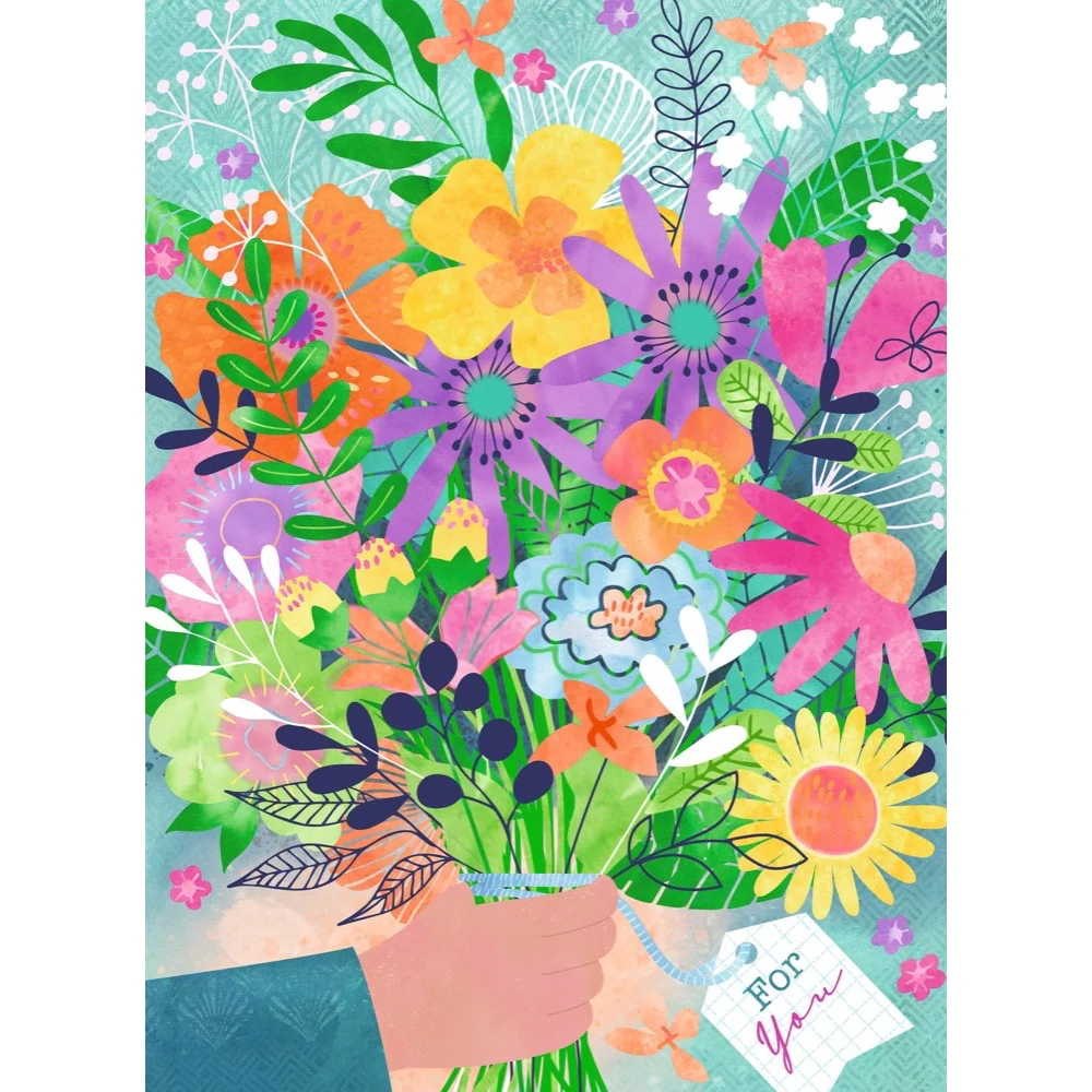 Ravensburger 01795-0 Flowers For You 500pc Jigsaw Puzzle - Image 2