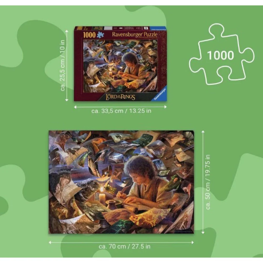 Ravensburger 01810-0 Frodo's Journey 1000pc Jigsaw Puzzle - Image 3