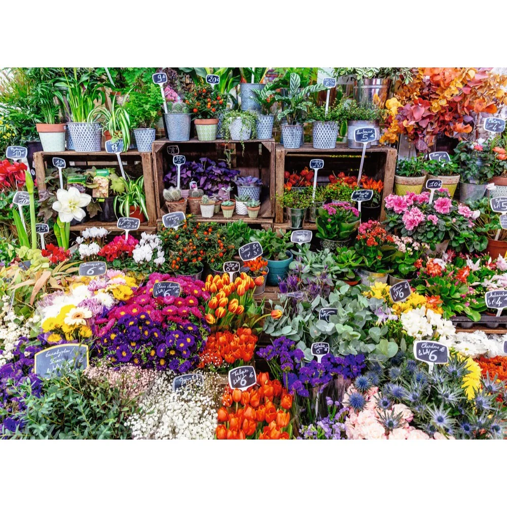 Ravensburger 01815-5 Flower Market France 500pc Jigsaw Puzzle - Image 2