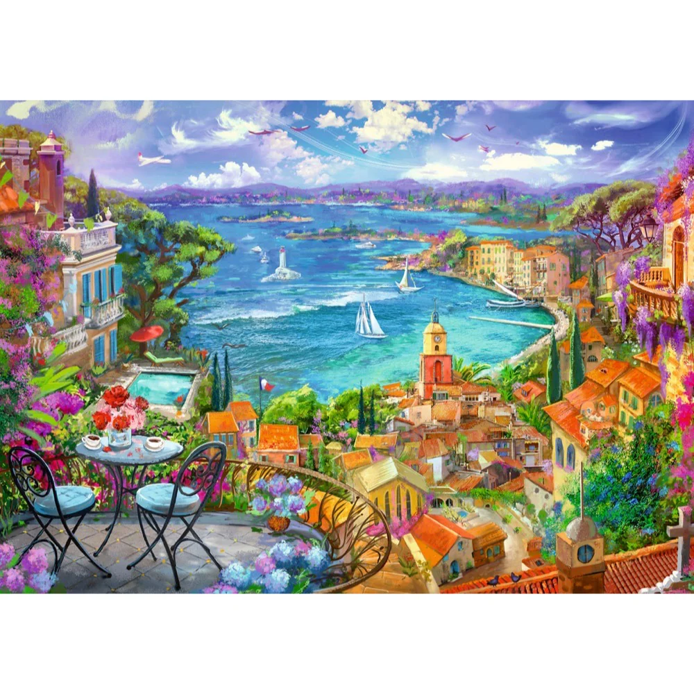 Ravensburger 01824-7 St. Tropez 1000pc Jigsaw Puzzle - Image 2