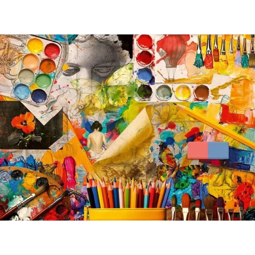 Ravensburger 01845-2 Art Studio 500pc Jigsaw Puzzle - Image 2